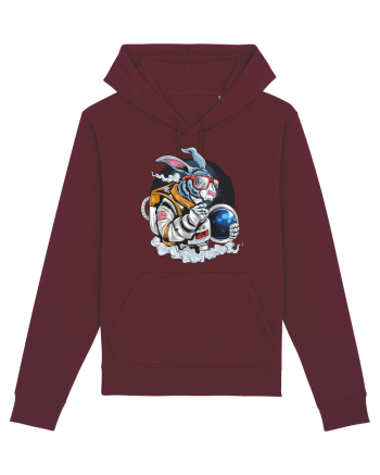 Astronaut Rabbit Burgundy