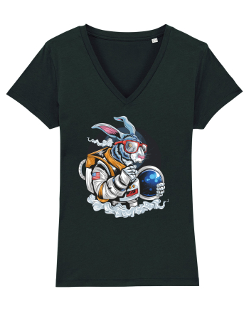 Astronaut Rabbit Black