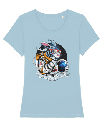 Astronaut Rabbit Sky Blue
