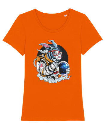 Astronaut Rabbit Bright Orange