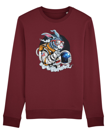 Astronaut Rabbit Burgundy