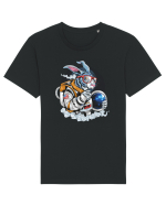 Astronaut Rabbit Tricou mânecă scurtă Unisex Rocker