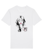 Domnisoara Tricou mânecă scurtă Unisex Rocker
