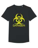DANGER Tricou mânecă scurtă guler larg Bărbat Skater