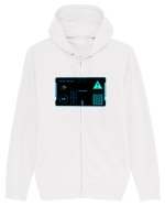 Holograma HUD Hanorac cu fermoar Unisex Connector