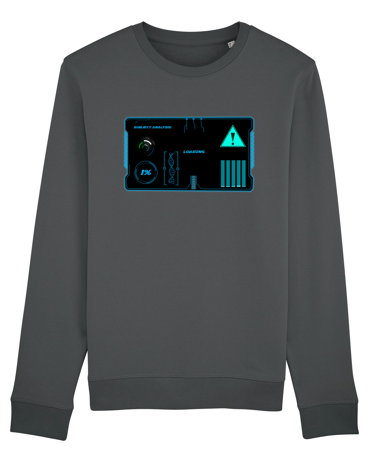 Bluză mânecă lungă Unisex Rise Anthracite