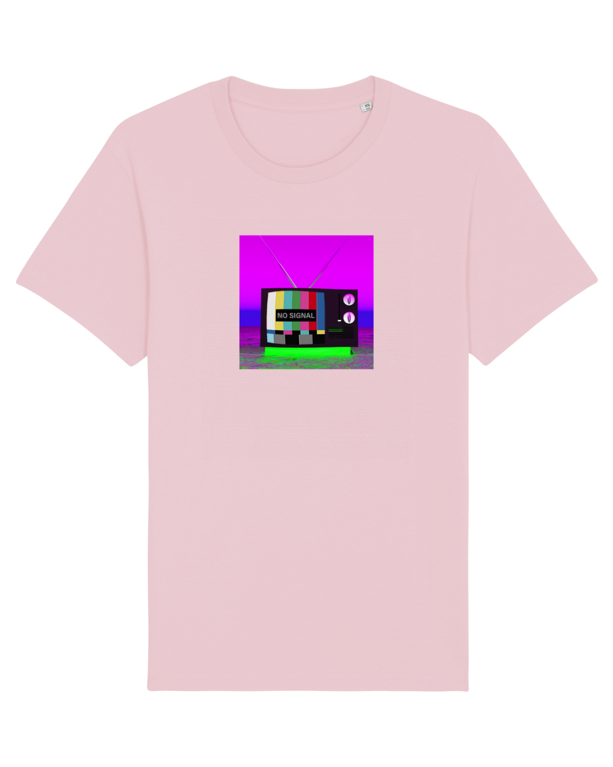Tricou mânecă scurtă Unisex Rocker Cotton Pink