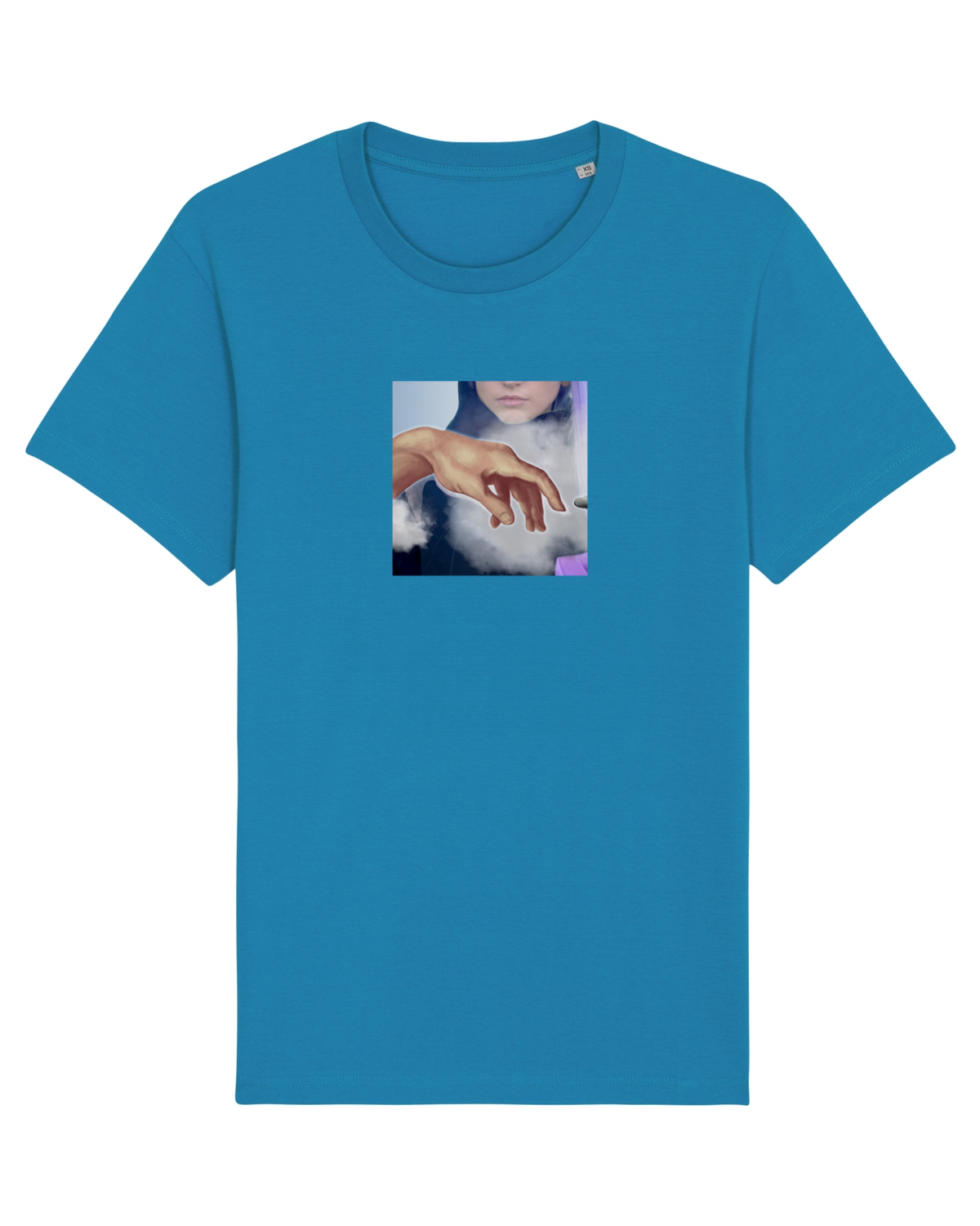 Tricou mânecă scurtă Unisex Rocker Azur