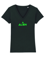 ALIEN  Tricou mânecă scurtă guler V Damă Evoker