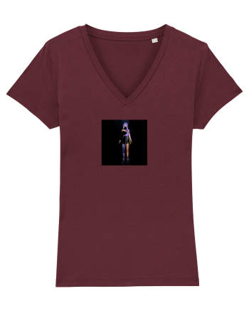 ALIEN ROBOT  Burgundy