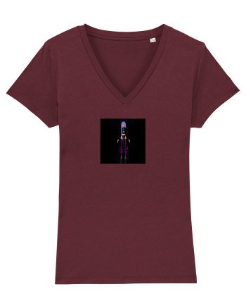 ALIEN ROBOT  Burgundy
