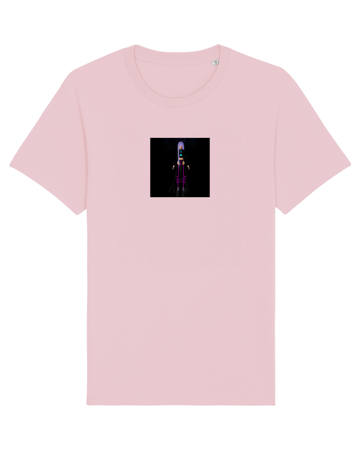 Tricou mânecă scurtă Unisex Rocker Cotton Pink