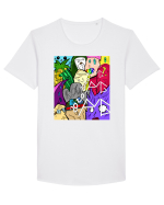 AMG xxl Tricou mânecă scurtă guler larg Bărbat Skater