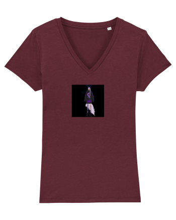 ALIEN ROBOT  Burgundy