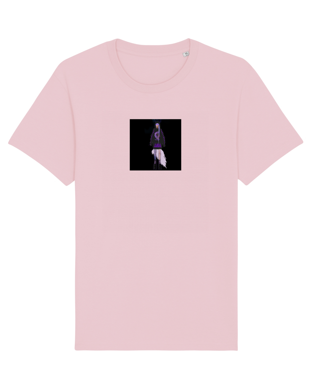 Tricou mânecă scurtă Unisex Rocker Cotton Pink
