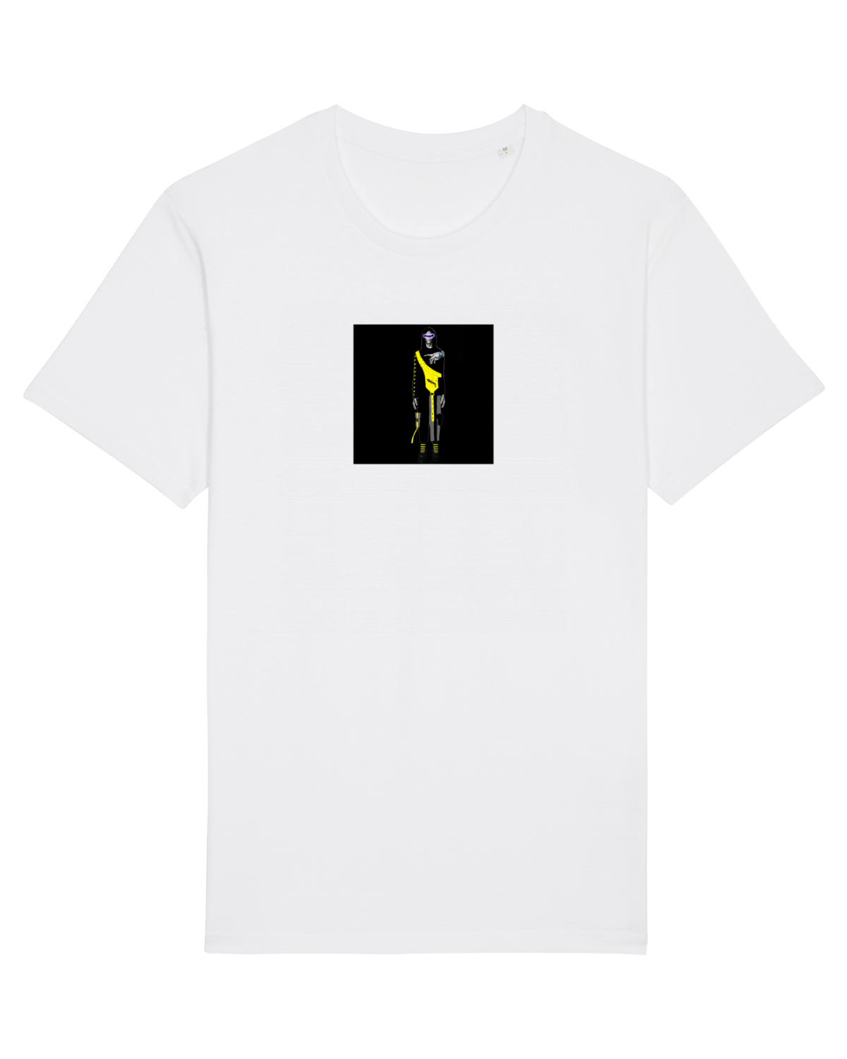 Tricou mânecă scurtă Unisex Rocker White