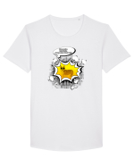 InCORGnito Tricou mânecă scurtă guler larg Bărbat Skater
