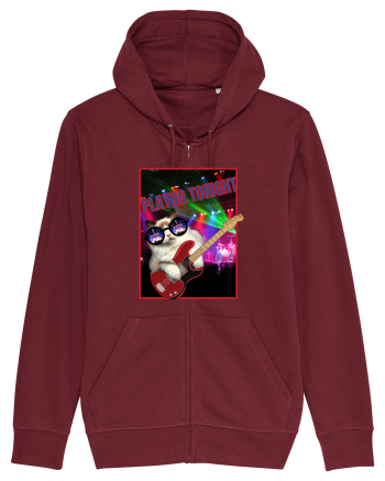 Pisica Rock And Roll Burgundy