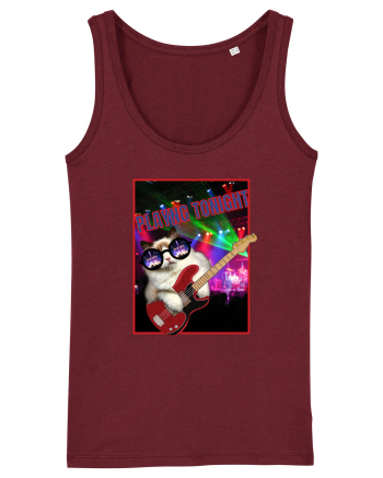 Pisica Rock And Roll Burgundy