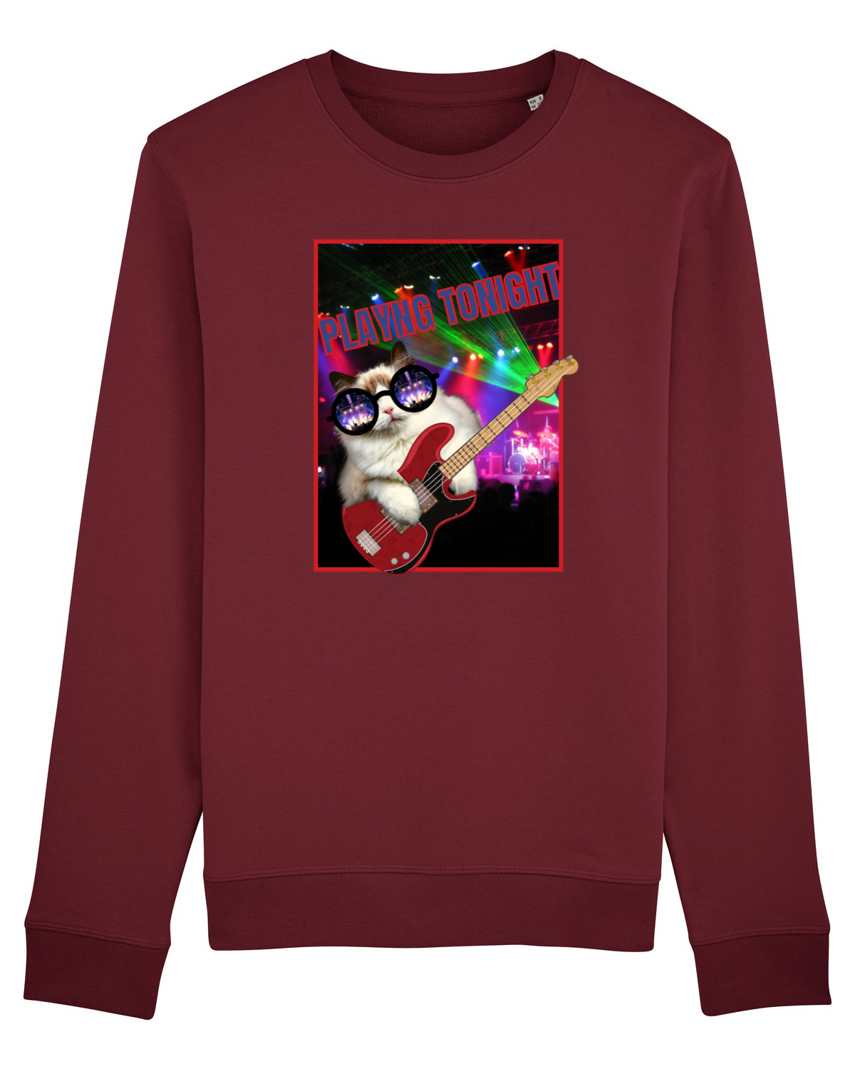Bluză mânecă lungă Unisex Rise Burgundy
