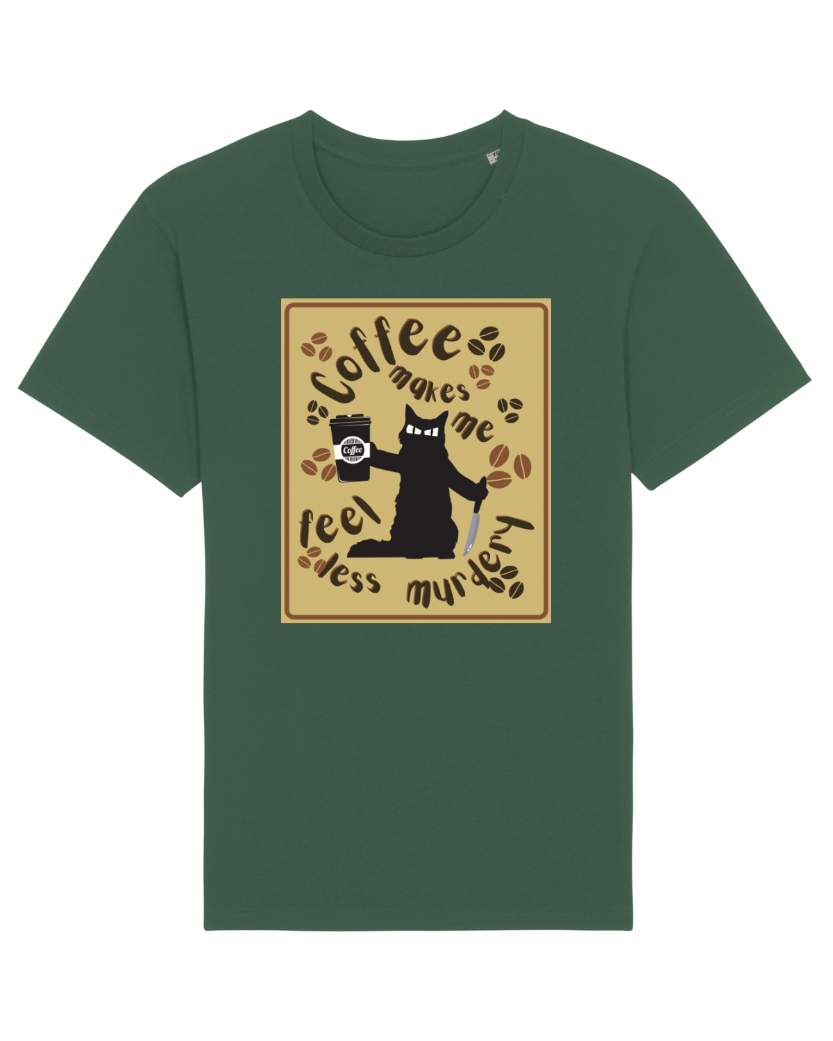 Tricou mânecă scurtă Unisex Rocker Bottle Green