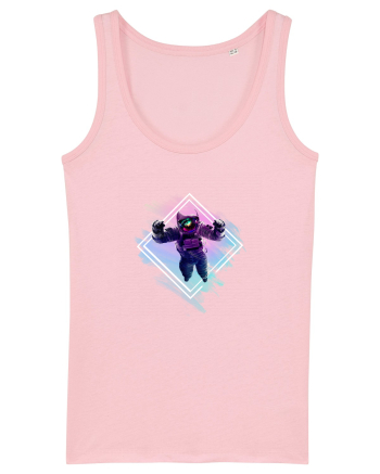 Astronaut floating  Cotton Pink