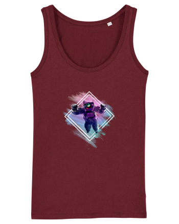 Astronaut floating  Burgundy