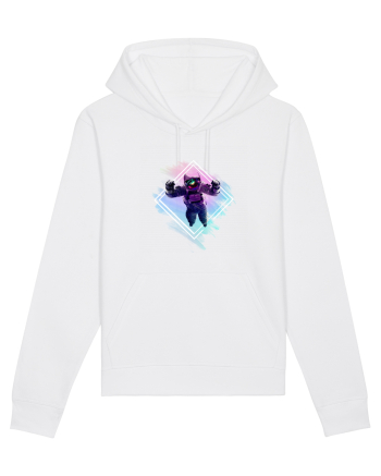 Astronaut floating  White
