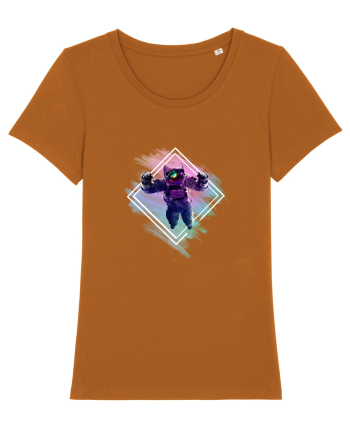 Astronaut floating  Roasted Orange