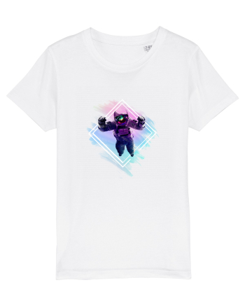 Astronaut floating  White