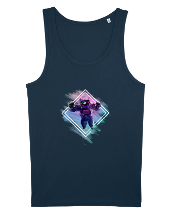 Astronaut floating  Navy