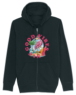 Cool Flamingo Good Vibes Only Hanorac cu fermoar Unisex Connector