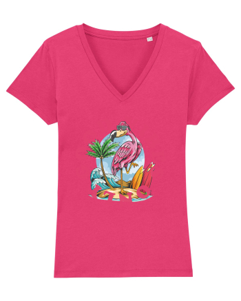 Cool Flamingo Good Vibes Only Raspberry