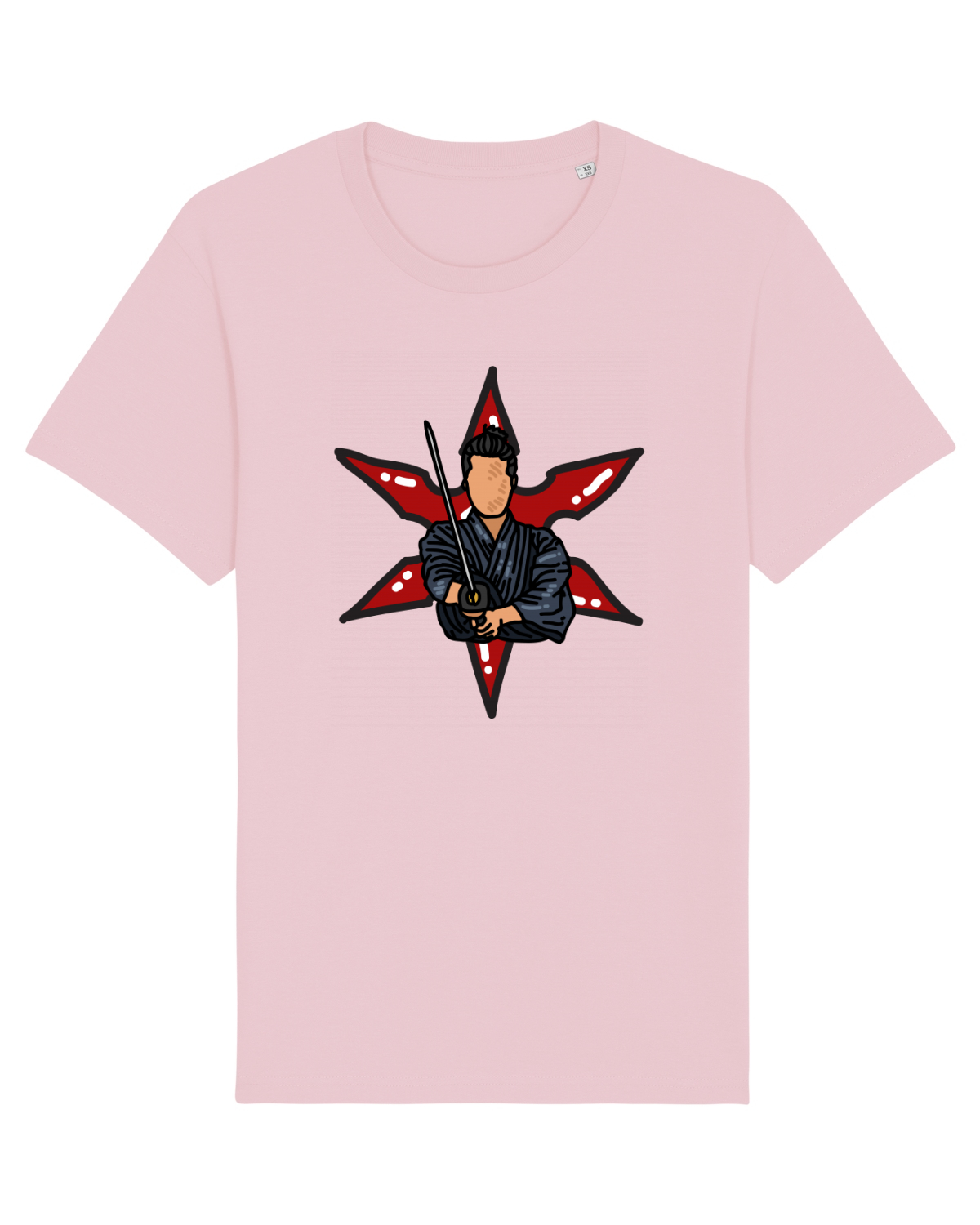 Tricou mânecă scurtă Unisex Rocker Cotton Pink