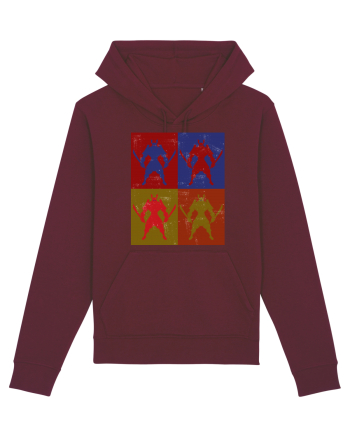  Retro Samurai  Burgundy
