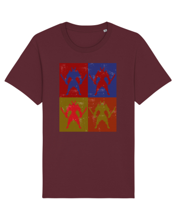  Retro Samurai  Burgundy