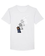 Samurai Tricou mânecă scurtă guler larg Bărbat Skater