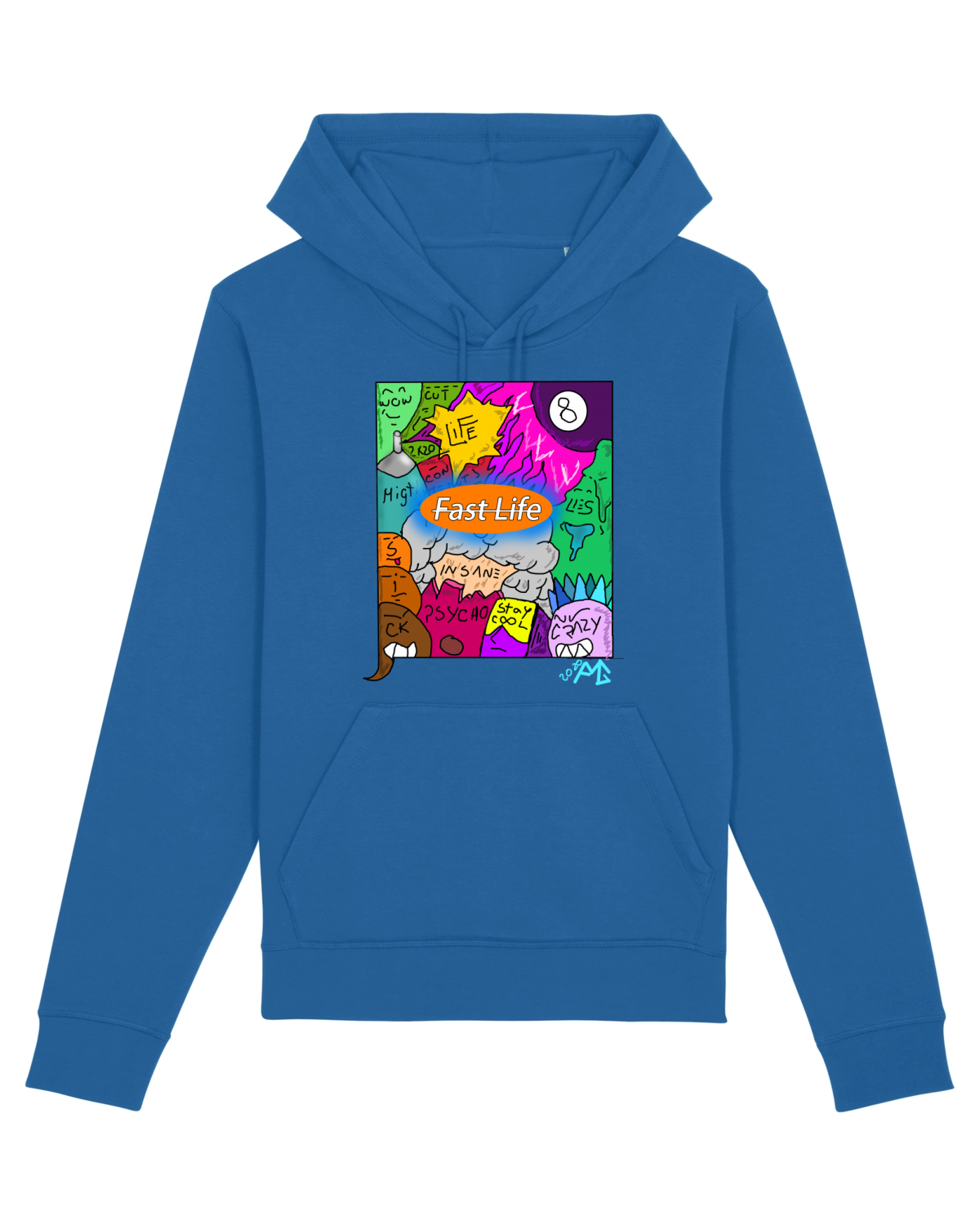 Hanorac Unisex Drummer Royal Blue