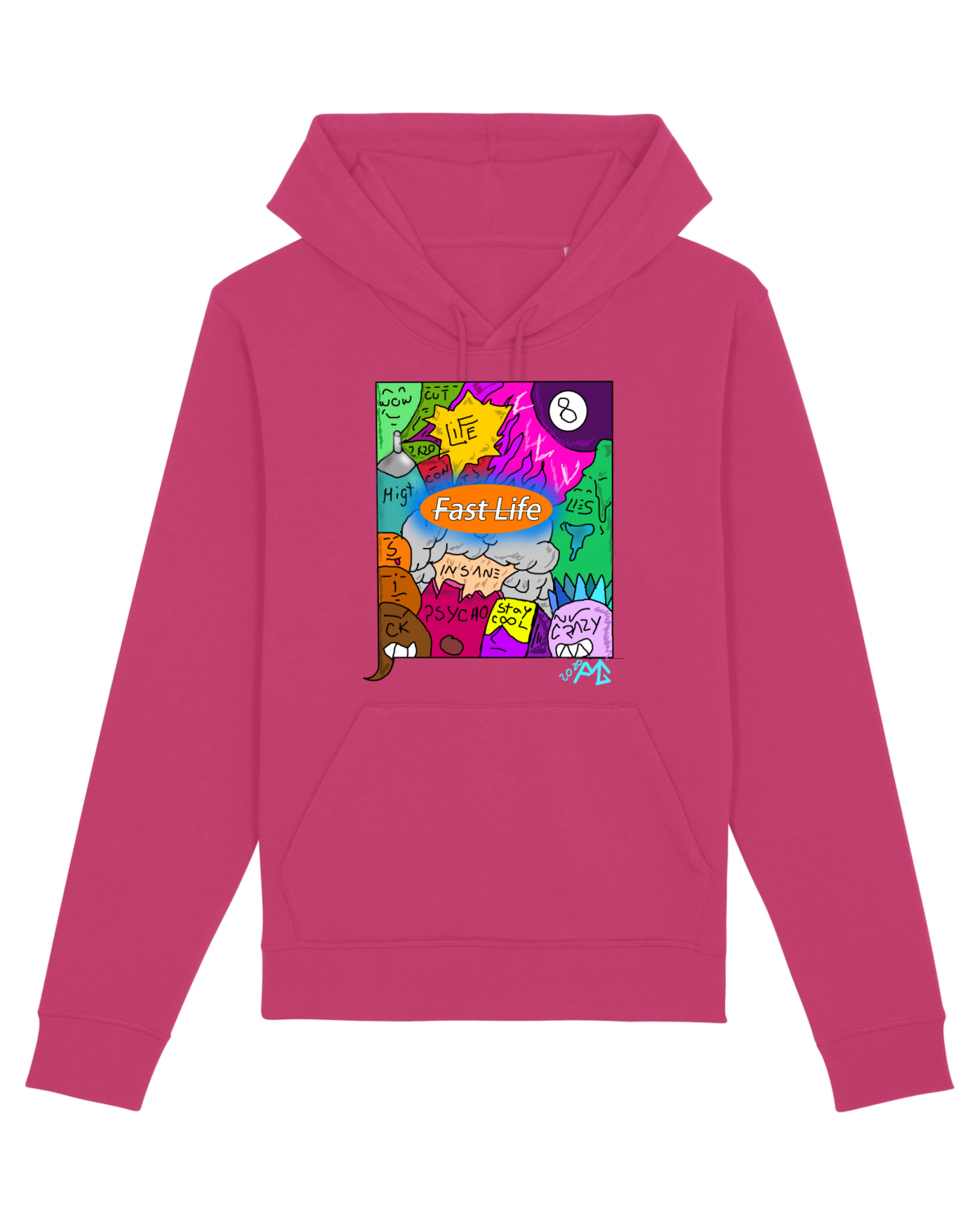Hanorac Unisex Drummer Raspberry