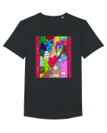 Lenny Tricou mânecă scurtă guler larg Bărbat Skater