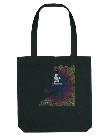 Snowboarding astronaut Black