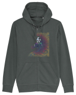 Snowboarding astronaut Hanorac cu fermoar Unisex Connector