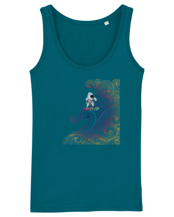 Snowboarding astronaut Ocean Depth
