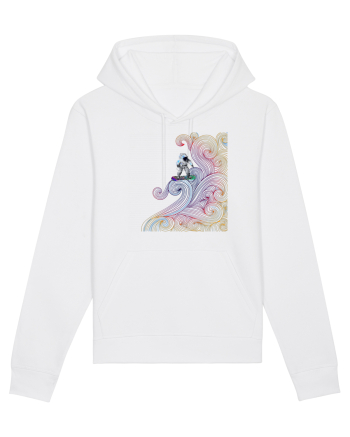 Snowboarding astronaut White
