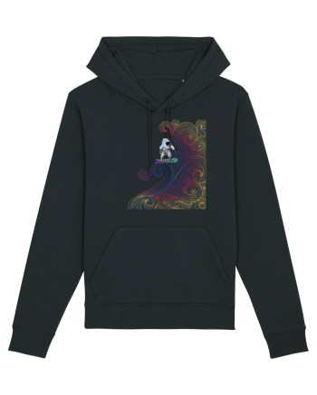 Snowboarding astronaut Black