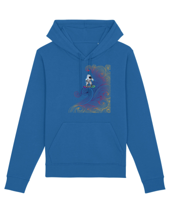 Snowboarding astronaut Royal Blue