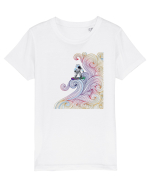 Snowboarding astronaut Tricou mânecă scurtă  Copii Mini Creator