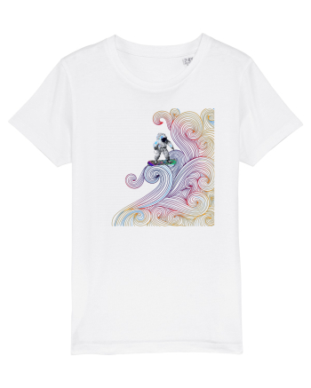 Snowboarding astronaut White