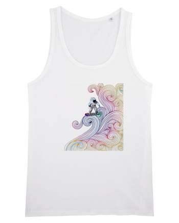 Snowboarding astronaut White