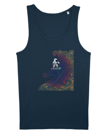 Snowboarding astronaut Navy